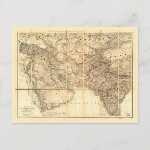 Kaart voor het Midden-Oosten (1885)