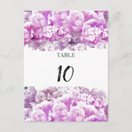 Kaart voor het monochrommelroze tafelzitje