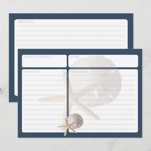 Kaart voor het ontpitten van makreel (Voorkant / Achterkant)