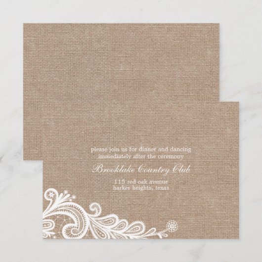 Kaart voor het ontvangen van weduwen (Voorkant / Achterkant)