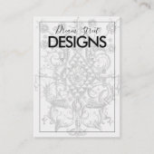 Kaart voor het oormerken van ontwerpen Visitekaartje (Voorkant)