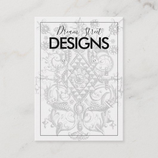 Kaart voor het oormerken van ontwerpen Visitekaartje (Voorkant)