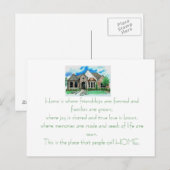 Kaart voor het opwarmen van woningen (Voorkant / Achterkant)