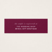 Kaart voor het register van het poststempel van Ho (Voorkant)