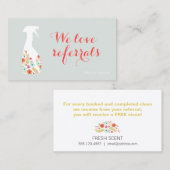 Kaart voor het reinigen van flesjes voor spuitfles (Voorkant / Achterkant)