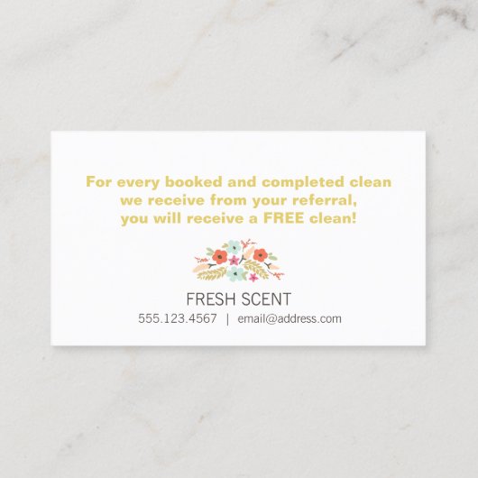 Kaart voor het reinigen van flesjes voor spuitfles (Achterkant)