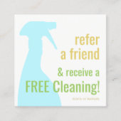 Kaart voor het reinigen van flesjes voor spuitfles (Voorkant)