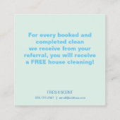 Kaart voor het reinigen van flesjes voor spuitfles (Achterkant)