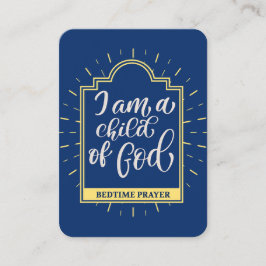 Kaart voor het slapengaan plaatskaartje