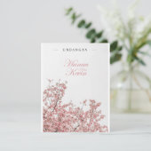 Kaart voor het spuiten van dieren (Floral Theme) (Staand voorkant)