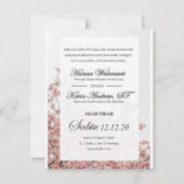 Kaart voor het spuiten van dieren (Floral Theme) (Achterkant)