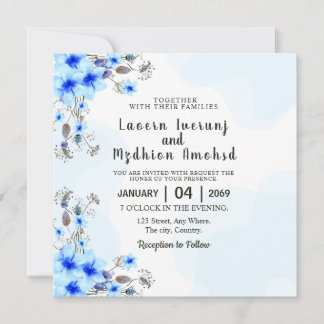 Kaart voor het uitnodigen van bruiloft met ventila