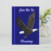 Kaart voor het uitnodigen van de luchtmacht - brig (Staand voorkant)