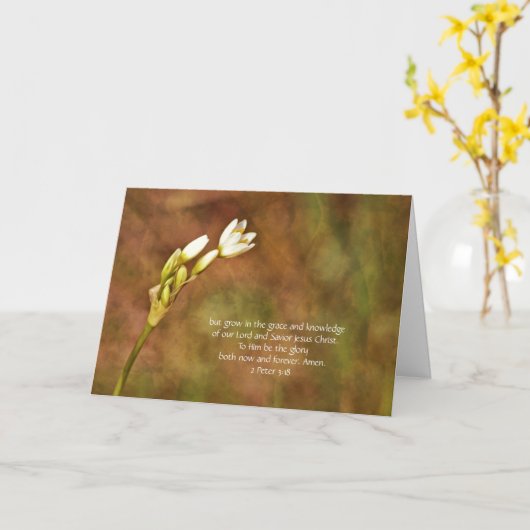 Kaart voor het uitzenden van Wilde-bloempitten (Gele Bloem)