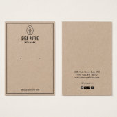  kaart voor het verkrijgen van een monogram dwangb (Voorkant /achterkant)