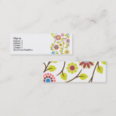 Kaart voor het vernieuwingsprofiel mini visitekaartje (Voorkant / Achterkant)