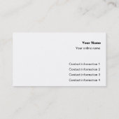 Kaart voor homekaart visitekaartje (Achterkant)