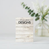 Kaart voor Hout Rustig Earring Display Visitekaartje (Staand voorkant)