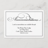 Kaart voor huwelijksaccommodaties (Voorkant)