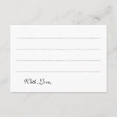 Kaart voor huwelijksadvies Faux Gold Foil Glitter  (Achterkant)