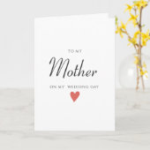 Kaart voor huwelijksdag tegen moeder, Kaart voor h (Gele Bloem)