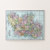  kaart voor Ierland Legpuzzel (Horizontaal)