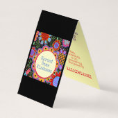 "Kaart voor inspiratie-intensiteit Visitekaartje (Achterkant)