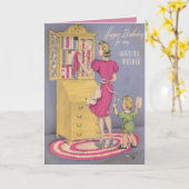  Kaart voor je moeder (Gele Bloem)