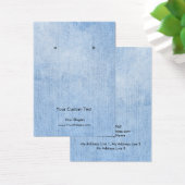 Kaart voor juwelenweergave,  Denim-kant (Bureau)