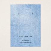 Kaart voor juwelenweergave,  Denim-kant (Voorkant)