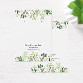 Kaart voor juwelenweergave, Greenery Waterverf (Bureau)