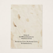 Kaart voor juwelenweergave, met ouderdom, lichtbru (Achterkant)