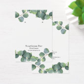Kaart voor juwelenweergave, ontwerp met eucalyptus (Bureau)