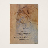 Kaart voor juwelenweergave,  retro paper (Achterkant)