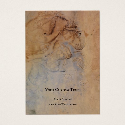 Kaart voor juwelenweergave,  retro paper (Voorkant)