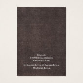 Kaart voor juwelenweergave, Robuust Dark Kraft (Achterkant)