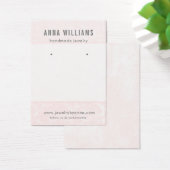 Kaart voor juwelenweergave verdienen ・ Roze Floral (Bureau)