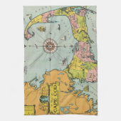  kaart voor kabeljauw theedoek (Verticaal)