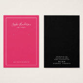 Kaart voor kalligrafie en aangepaste kleurenweerga (Voorkant /achterkant)