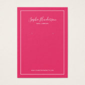 Kaart voor kalligrafie en aangepaste kleurenweerga (Voorkant)