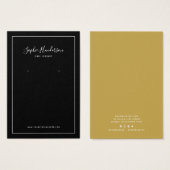 Kaart voor kalligrafie en aangepaste kleurenweerga (Voorkant /achterkant)