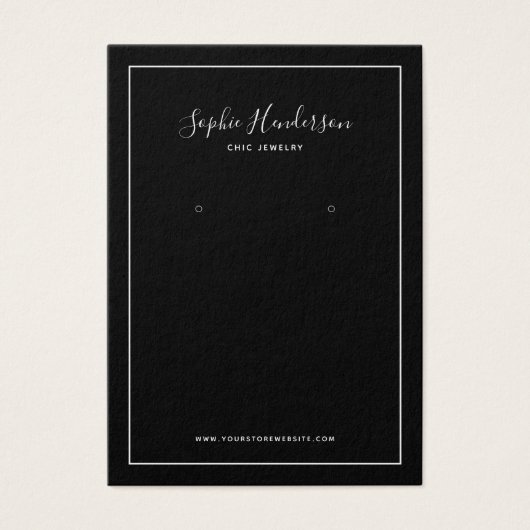 Kaart voor kalligrafie en aangepaste kleurenweerga (Voorkant)