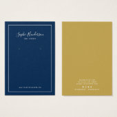 Kaart voor kalligrafie en aangepaste kleurenweerga (Voorkant /achterkant)