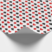 Kaart voor kansspelen cadeaupapier (Hoek)