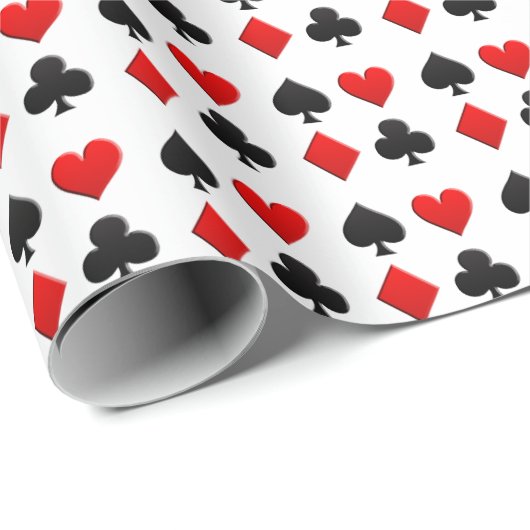 Kaart voor kansspelen cadeaupapier (Rol Hoek)