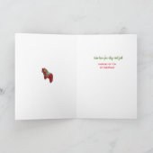 Kaart voor kerstbomen in de Zweedse en Engelse taa (Binnen)