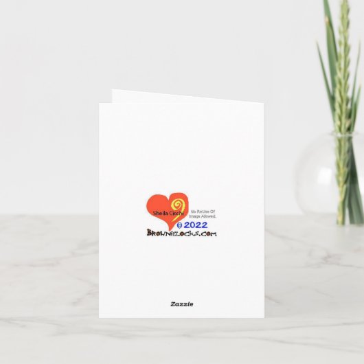 Kaart voor kerstbomen Pizza (Achterkant)