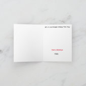 Kaart voor kerstbomen Pizza (Binnen)