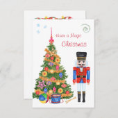 Kaart voor kerstboomblaasjes (Voorkant / Achterkant)