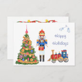 Kaart voor kerstboomblaasjes (Voorkant / Achterkant)